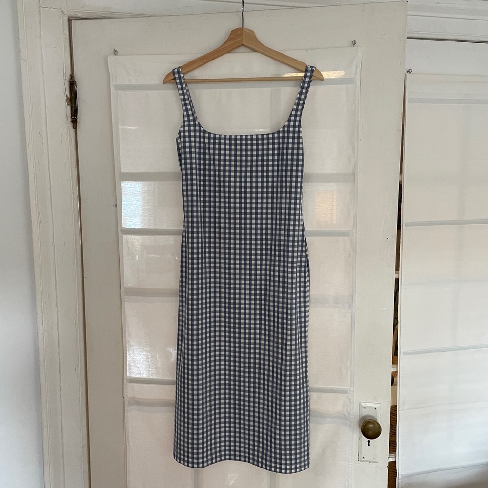 Maryam Nassir Zadeh Salma Dress Blue Gingham - Picture 11 of 16